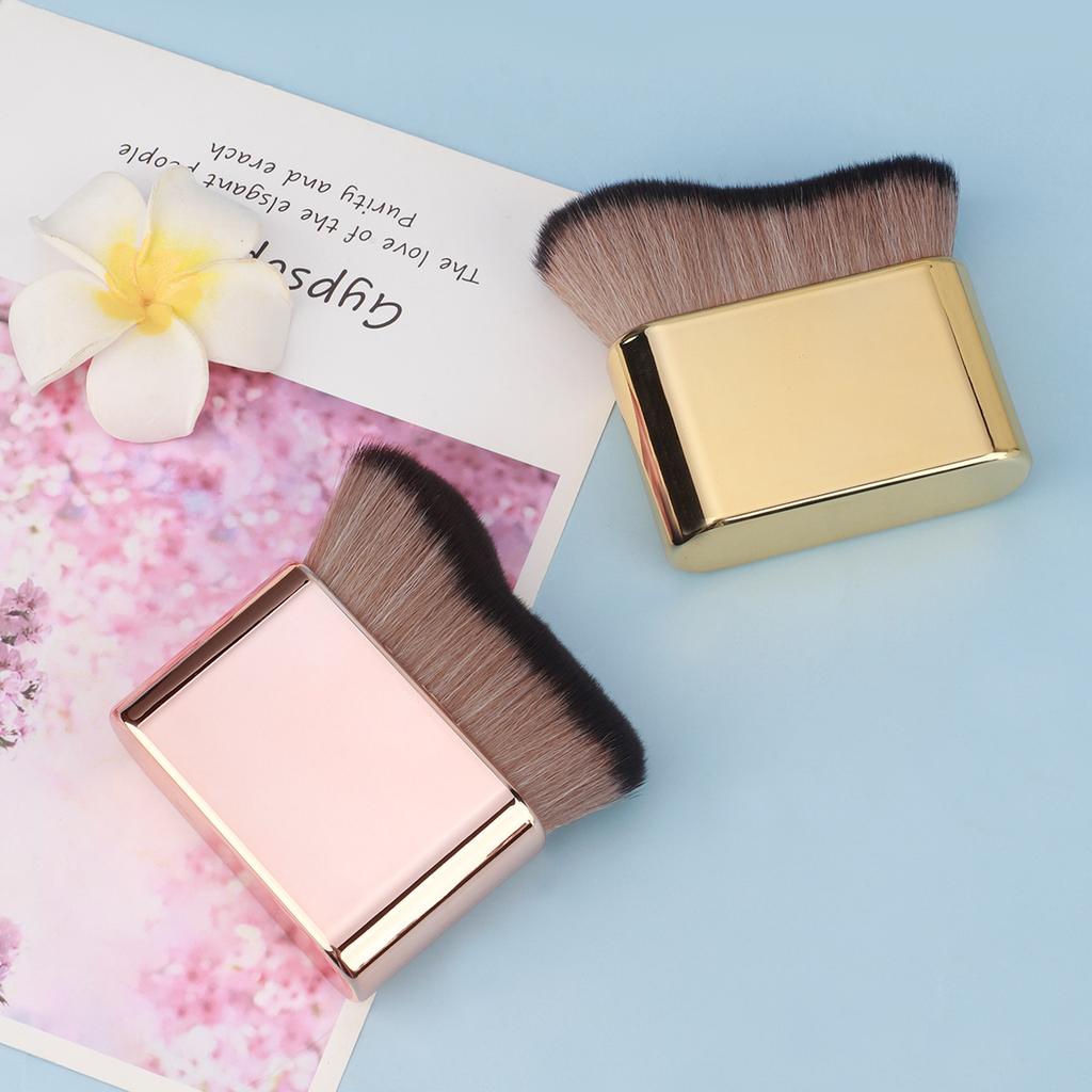 Foundation Pinsel, 1 Stück Kunststoff Kreative Welle Passt Perfekt Kosmetikpinsel für Zuhause oder Unterwegs