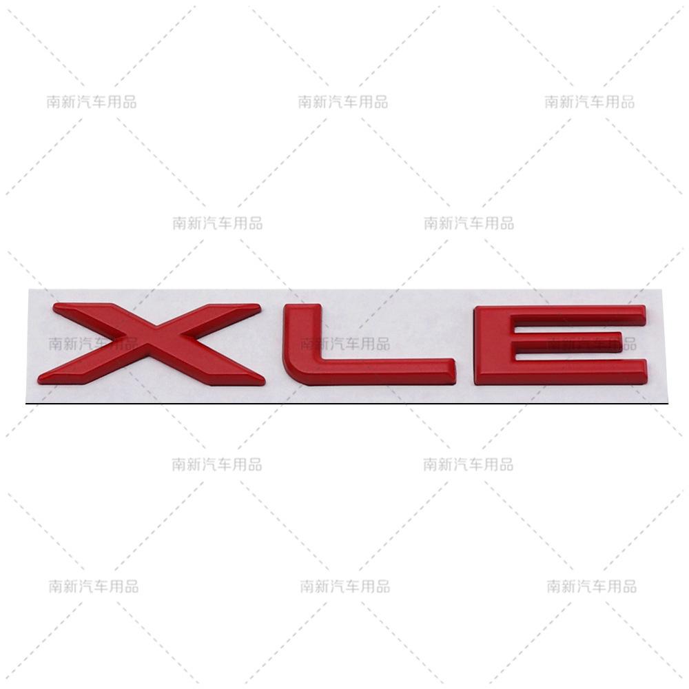 Split XLE Car Label Suitable for Toyota Asia Dragon Reina Camry Metal Modified Tail Label
