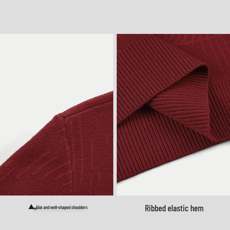 HLA Men's Chinese Dragon Jacquard Knit Sweater