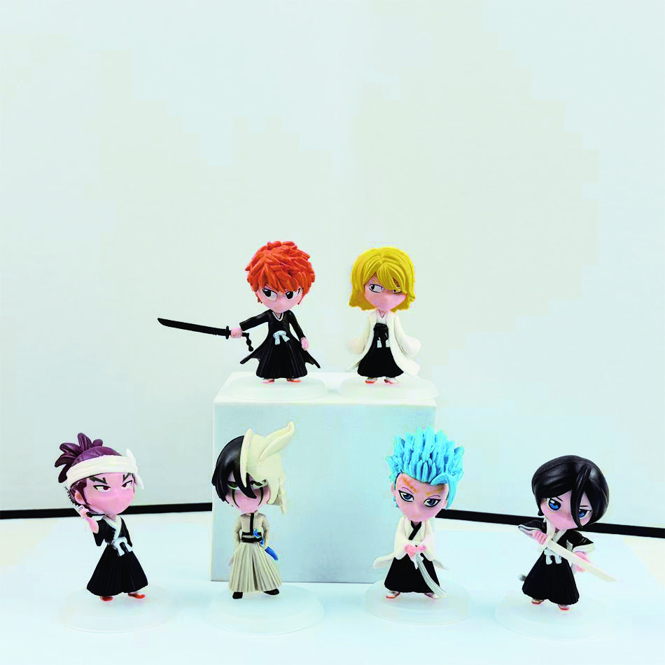 BLEACH Action Figure Cool Cute Anime Figure Toy Doll Model Desk Decoration For Kid Birthday Gifts Q Version Figurine P