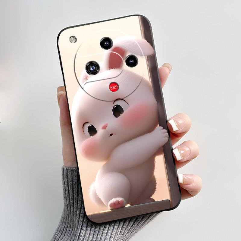 Cute Cartoon Case For ZTE Nubia Focus 2 5G Coque Printing Shell Fundas Protective Cover Soft Silicone Black Casing Capa