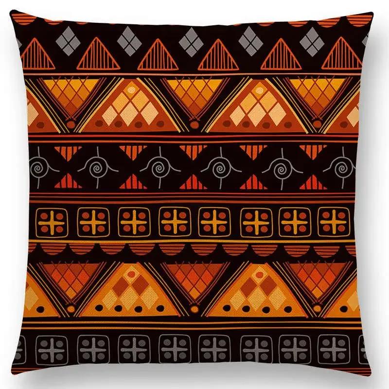 Newest Bohemia Cushion Cover Vintage Pattern Ethnic Striped Navajo Arrow Sofa Throw Pillow Case