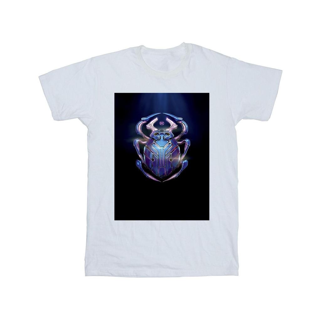 Blue Beetle Mens Glowing Beetle Cotton T-Shirt