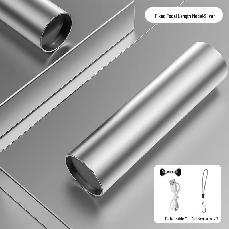 Outdoor Super Bright Rechargeable Mini LED Flashlight - Long Range, Durable, Eye-Friendly.