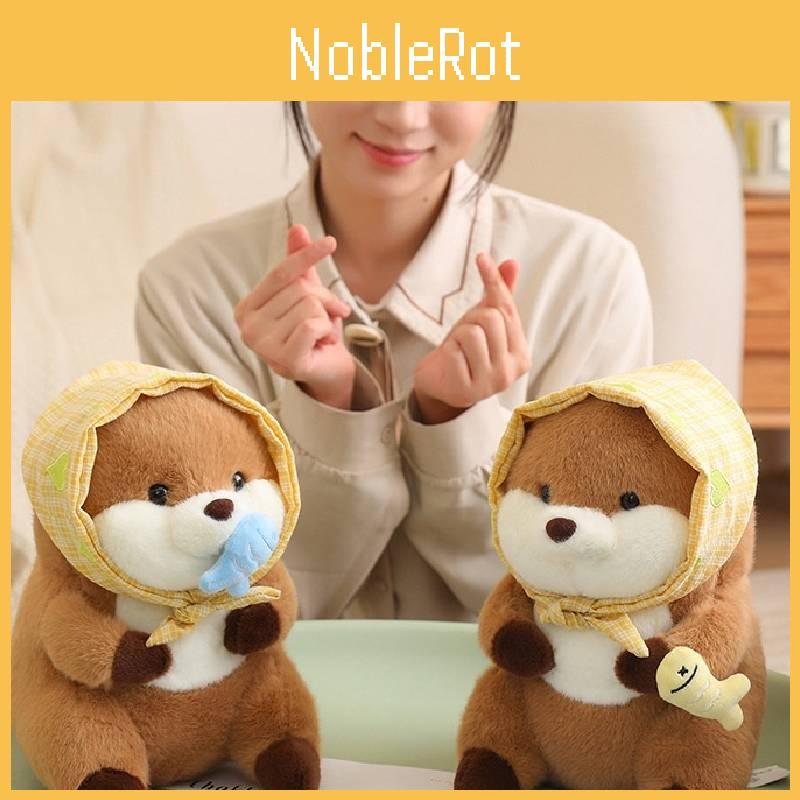 Adorable Capybara Plush Toy With Scarf And Hat Soft Pp Cotton Stuffed Animal