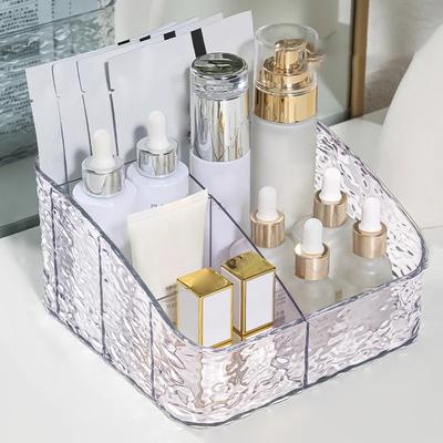 Porta pennelli da trucco in acrilico trasparente, organizer da scrivania per cosmetici, contenitore per rossetto, espositore per smalto, portagioie