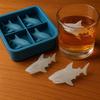 3D Shark Ice Mold Silicone Ice Cubes Molds Reusable Whiskey Ice Cubes Molds DIY Homemade Barware Easy Release