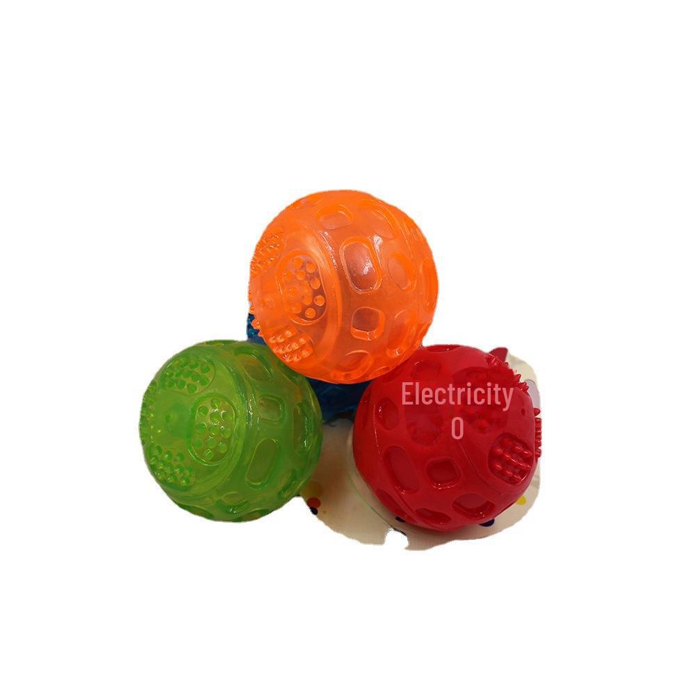 Isırmaya Dayanıklı TPR Köpek Oyuncağı: Diş Temizliği için Sesli İnteraktif Diş Kaşıma Topu