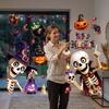 Halloween Glass Window Stickers for Holiday Party Decorations - Decals for Home and Storefront