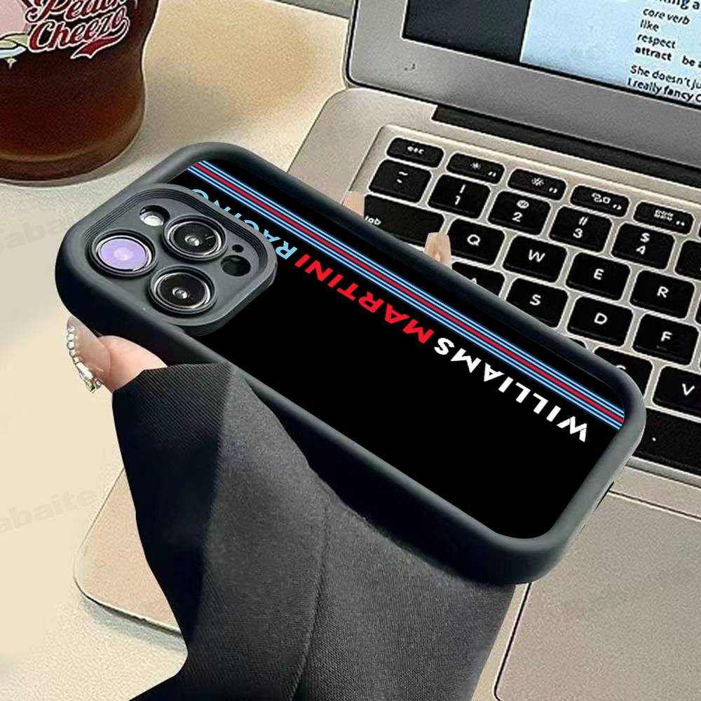 MartiniES Racing For IPhone 17 Pro Max 13 16 15 11 12 14 Plus Shockproof Soft Phone Cover