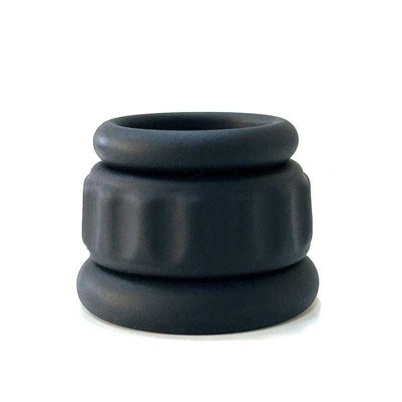 Silicone Ball Lock Penis Sleeve Restraint Ring for Endurance and Sperm Delay