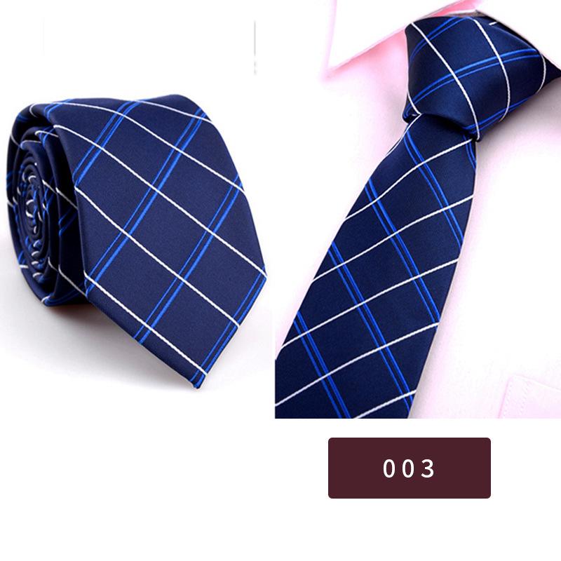 Men's Korean Style Polyester 6cm Business Ties
