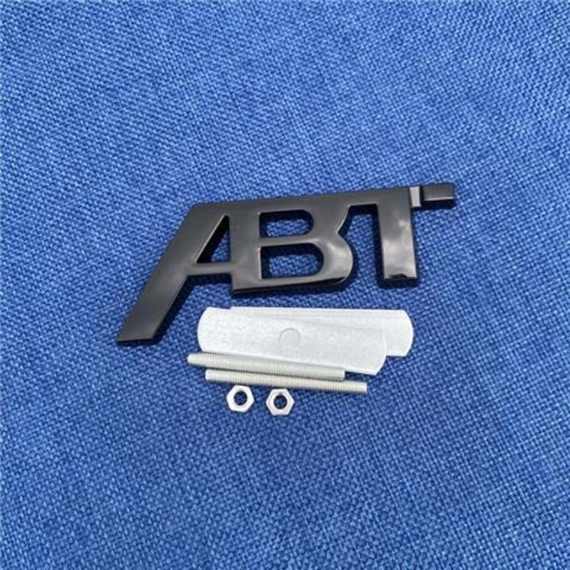 Modified ABT car logo A3 A4L A5 A6A7 Q3 metal car sticker tail sticker decorative sticker middle screen sticker