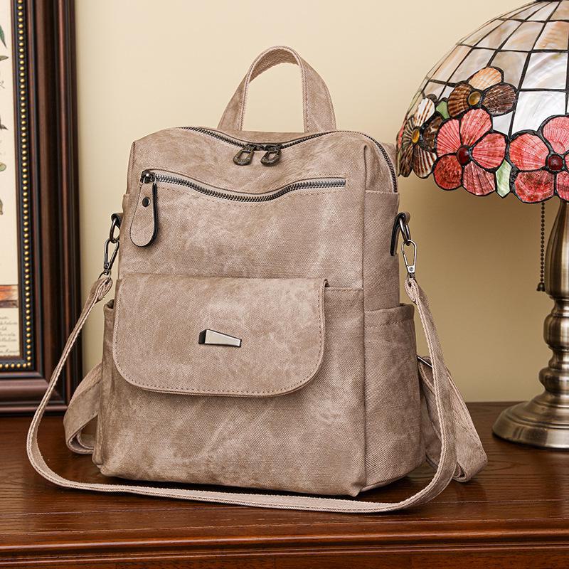 2024 Women's High-End Simple Large-Capacity College Travel Backpack