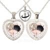 Low Tide In Twilight Necklace Taeju YEO Euihyun KIM Glass Heart Pendant Double Sided Necklace 360 Degree Rotation Jewelry Gift