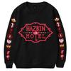 Spring Autumn Round Neck Sweatshirt Hazbin Hotel Anime Printed Hoodie Oversized for Men Unisex Pullover