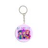 Girls Anime Pendant Keychain Holder Car Keychain Mobile Phone Bag Pendant Cute Kawaii