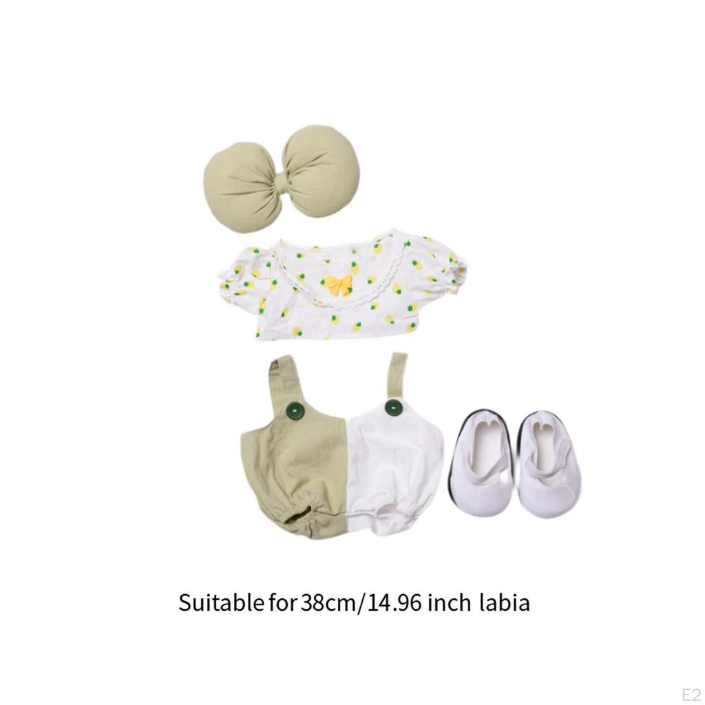 14.96in Doll Clothes Cute Suit,DIY,Shoes,Fashion Dress up Accessories