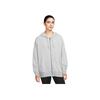 Fleece Lined Hooded Long Sleeve Jacket Women Jackets Light-Gray DD5635-063
