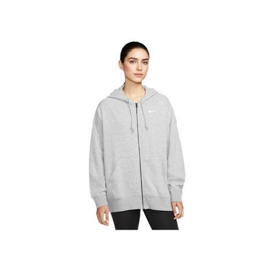 Fleece Lined Hooded Long Sleeve Jacket Women Jackets Light-Gray DD5635-063