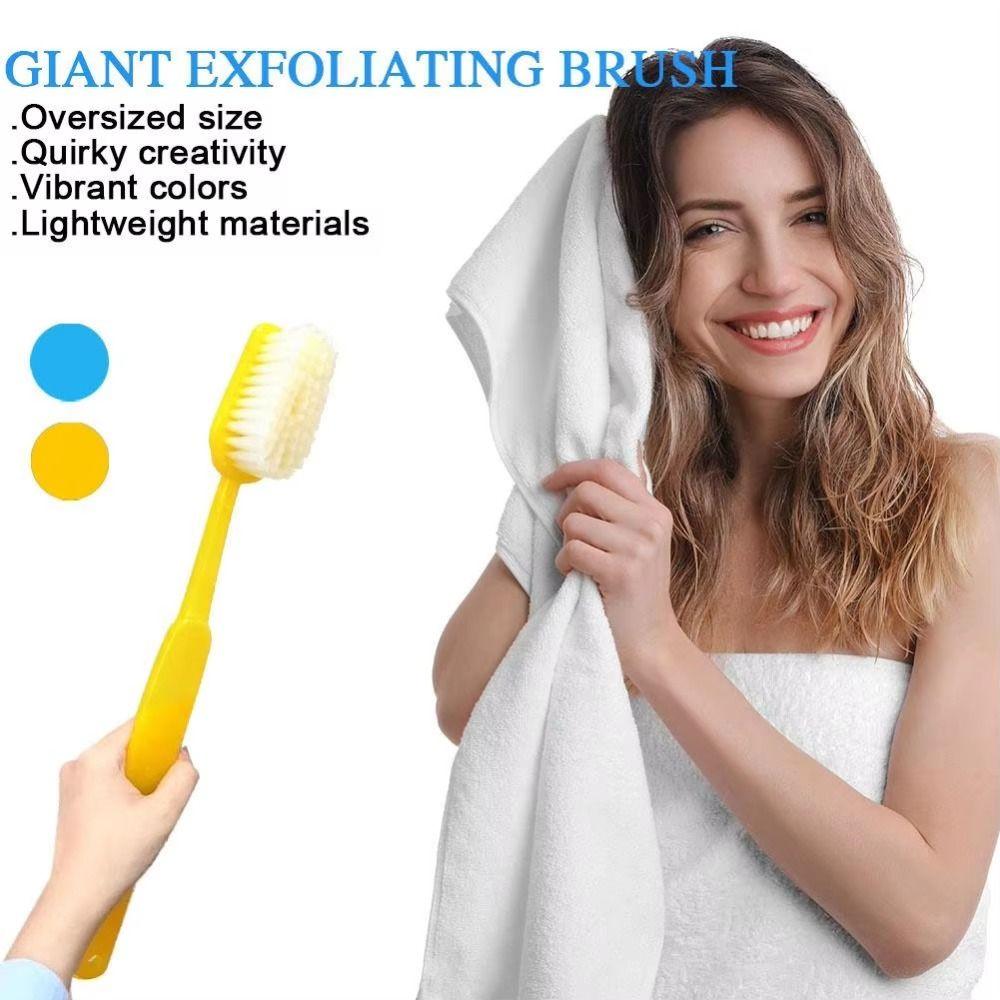 Candy Color Novelty Bath Brush Colorful Large Toothbrush Oversized Toothbrush Oral Care Teaching