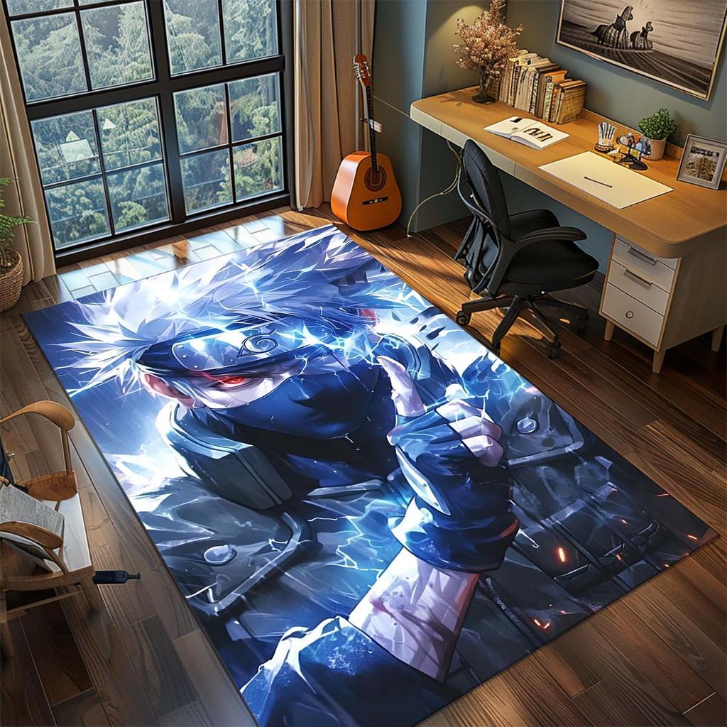 Covor Anime Naruto Covor Covor Zonă Mare Covor de Podea Antiderapant Lavabil Cameră Gamer Dormitor Decor Casă -QJY