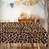 Leopard Print Rectangle Table Cloth for Table Decor Kitchen Dining Waterproof Reusable Tablecloth for Tables Dining Room