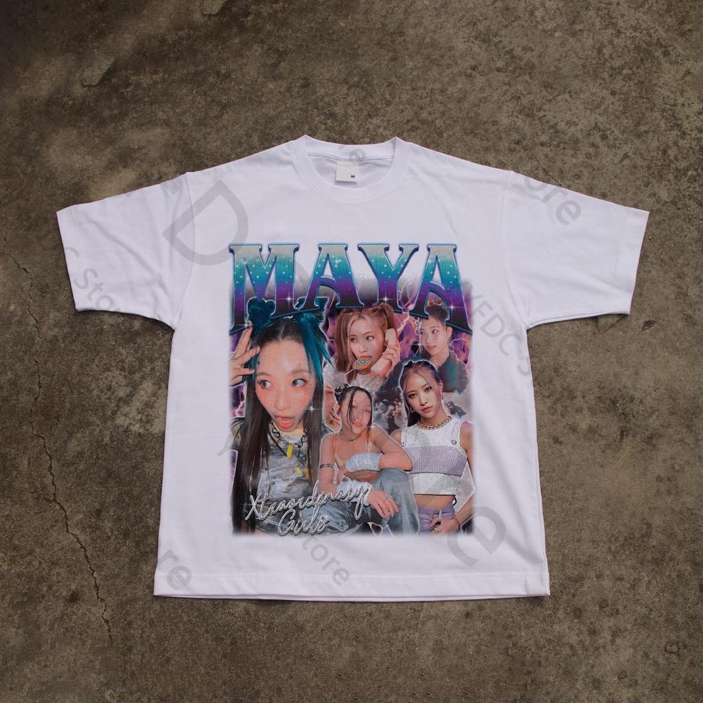 XG T Shirt Fashion Hip Hop Maya Print Tshirt Harajuku Street Hip Hop Retro Tops Unisex Women Loose Summer Cotton Short Sleeve Tee