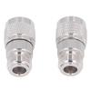 2 Pcs N Female To N Male Adapter Wide Frequency Band RF Connector for Antenna Extension Cable