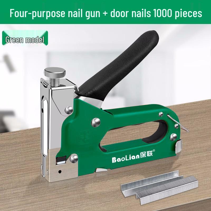 Manual Steel Nail & Staple Gun for Wire Slotting & Woodworking