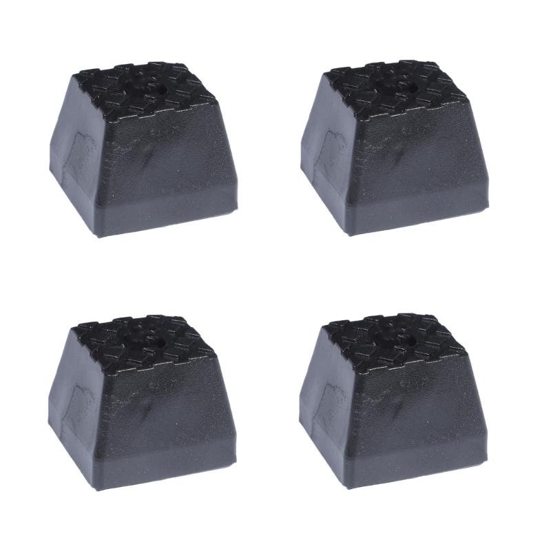 4 Piece Square Anti Slip Rubber Feet Pad For Speakers And Furniture With Enhances Grip And Shock Absorption