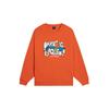 Li Ning Sports Life Collection Sweatshirt Unisex Cinnabar Orange AWDSG95-3