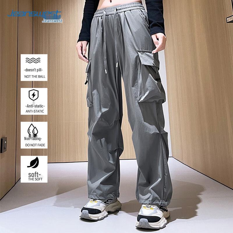 Jeanswest Unisex Casual Parachute Cargo Pants