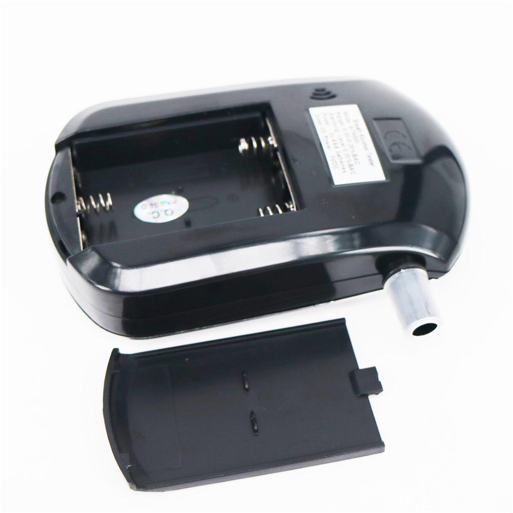At6000 Digital Breath Alcohol-Tester Lcd Screen Portable Breath Drunk Driving Analyzer With Mouthpiece