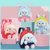 Adorable Rabbit Plush Backpack For Girls With Breathable Lightweight Durable Design