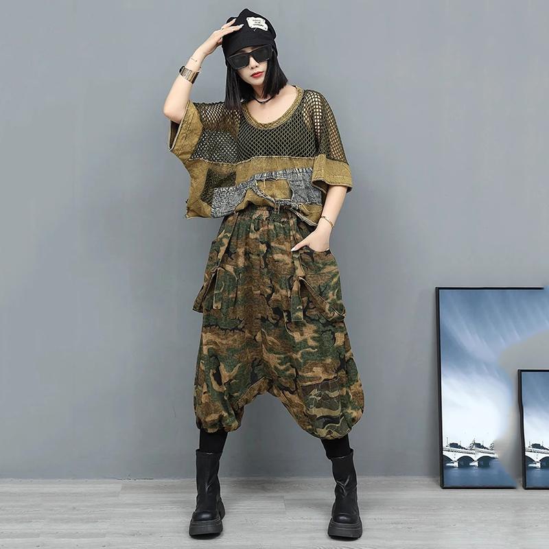 

XITAO Patchwork Hollow Out Denim Sets GYX1663 One Size дубильна кора