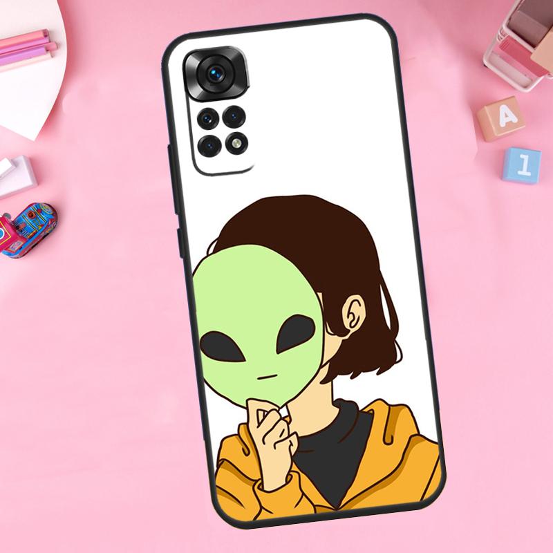 

Инопланетное Кавайное Искусство Для Чехла На Телефон Xiaomi Redmi Note 14 13 10 11 12 15 Pro Plus Для Redmi 15C 13C 12C 10C 14C 15 Redmi 10C