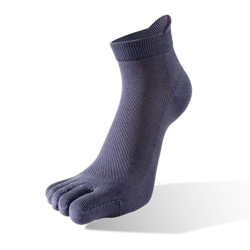 Anti-slip Five Toe Socks Mesh Low Cut Sports Socks Sweat-Absorbing Men's Five Finger Socks Soccer
