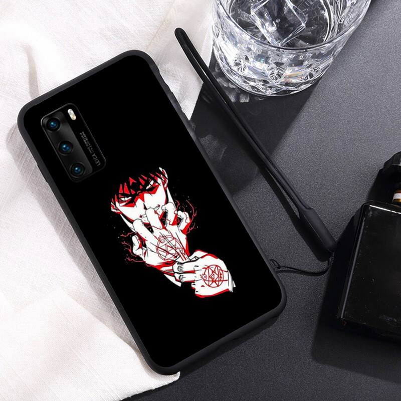 Anime FULLMETAL ALCHEMIST Phone Case For Huawei Y6 Y7 Y9 Prime 2019 Y9s Mate 10 20 40 Pro Lite Nova 5t Silicone Cover