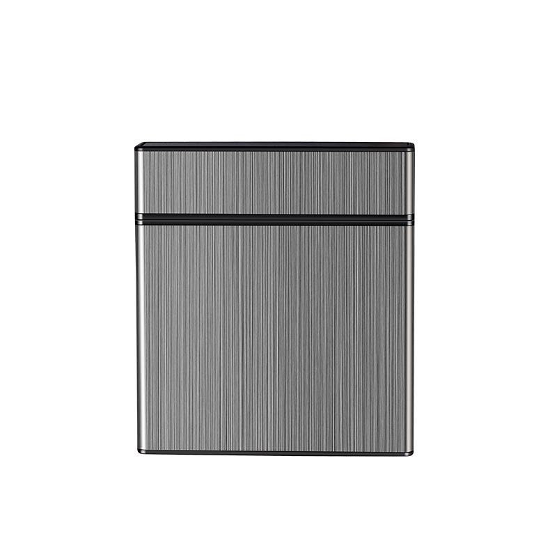 6.5mm Hand-Rolled Cigarette Case, 20-Count, 3-Section, No-Leak Flat Case, Men's Portable Smoking Storage Box