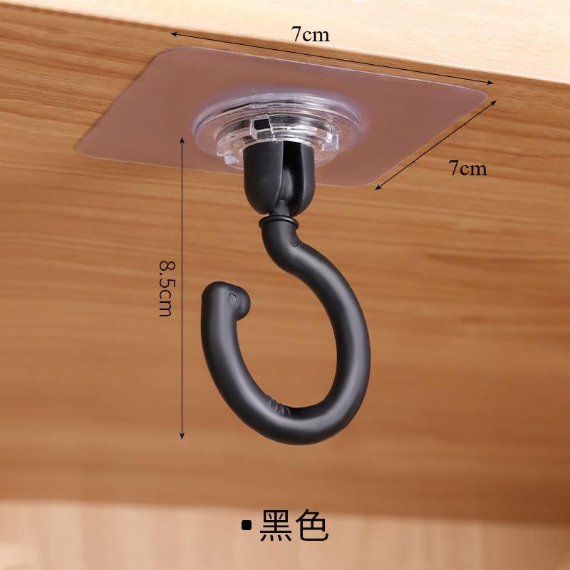 5 Pack Plastic Ceiling Hooks, Art Deco Style Fixed Adhesive Hooks for Towel Rack, Strong Hanging Non-Marking Wall & Ceiling Hooks