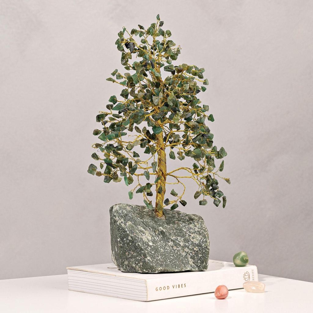 Gemstone Tree Green - Luck Large