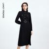 Langzi Elegant Retro A-Line Stand Collar Dress