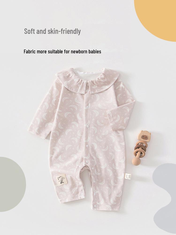 Spring Baby Jumpsuit: Stylish Infant & Toddler Outerwear, Princess Bodysuit Romper for Spring and Autumn