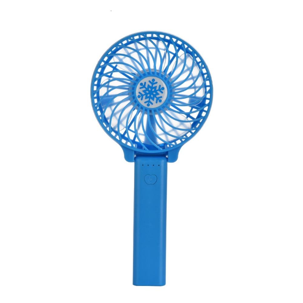 

3-ступенчатый регулируемый летний перезаряжаемый охладитель Охлаждающие вентиляторы Складной настольный вентилятор Ручной вентилятор синий