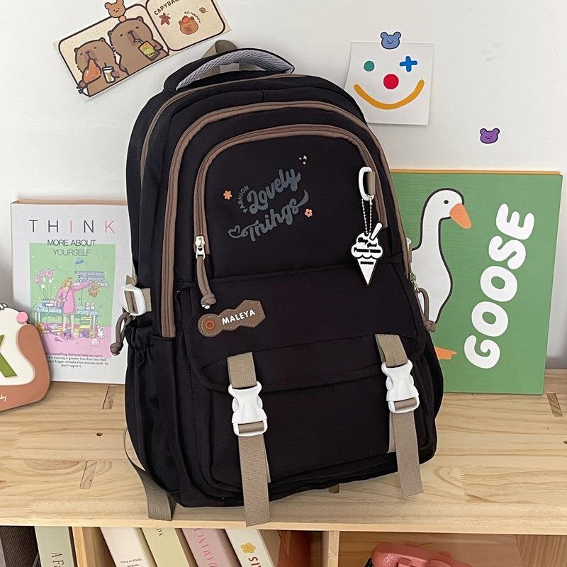 Schoolbag New Korean Leisure College Style Student School Bag Fashion Versatile High Value Large Capacity Female Junior High School Student Backpack