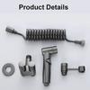 Zinc Alloy High Pressure Bidet Sprayer Set Bathroom Toilet Cleaner Spray Gun With 1 In 2 Out Angle Valve Greysilverblack