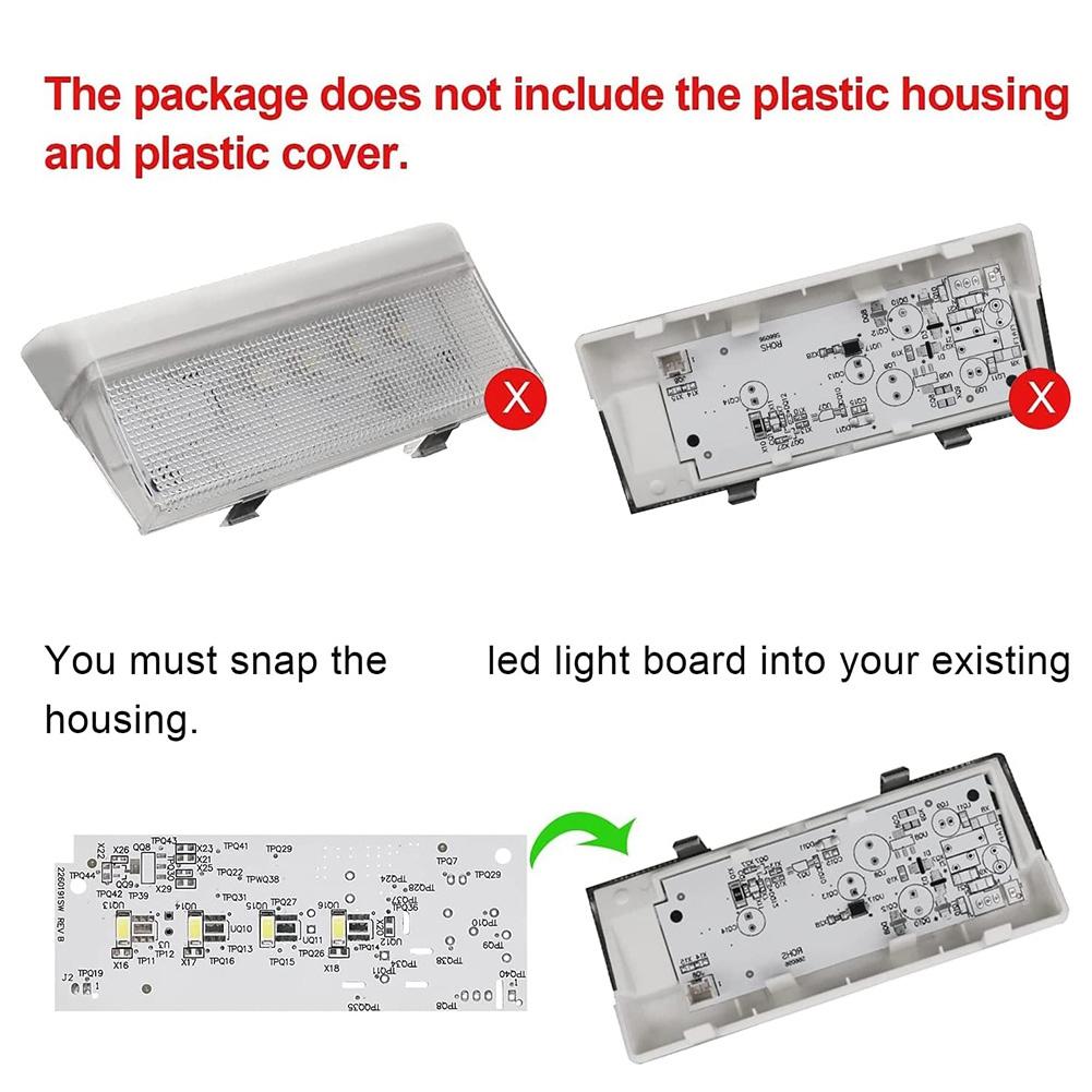 WPW10515057 W10515057 LED Light Board Fit for Whirlpool Kenmore Maytag Refrigerator (PCB Only)