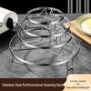 Thickened Stainless Steel Elevated Steaming Rack & Heat Insulation Mat