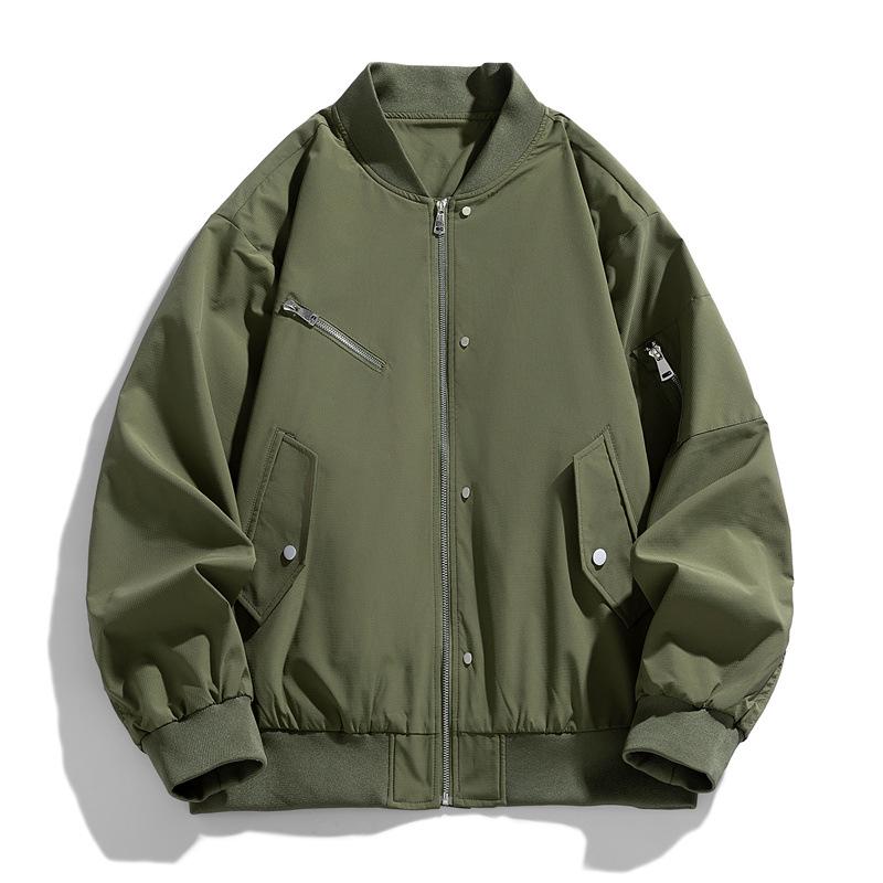 2024 Men's Trendy Loose-Fit Spring & Autumn Baseball Jacket